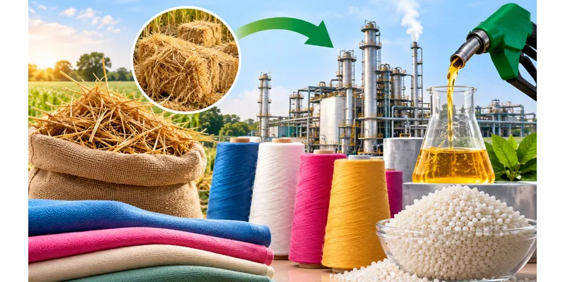Paddy Straw Helps Keep Ludhiana’s Textile Dyeing Units Operational Amid Global Fuel Shortages